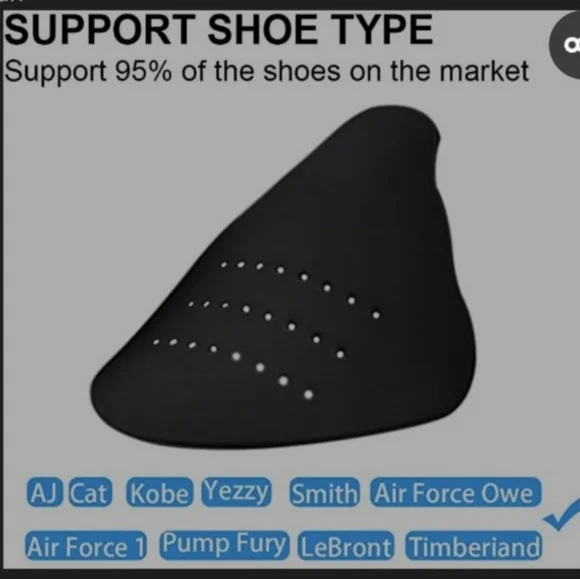 Anti Crease, No Crease Shoe Protectors, 2 Pairs- NEW - Picture 3 of 5